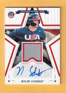 2025 Panini Stars and Stripes Signature Materials Nolan Schubart NM-MT+ MEM Auto - Bild 1 von 2