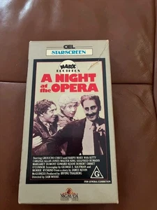 A Night At The Opera VHS Movie Video Cassette Tape PAL Format - Picture 1 of 5
