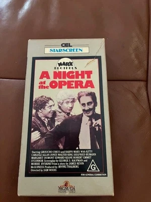 A Night At The Opera  VHS Movie Video Cassette Tape PAL Format - Image 1 of 4