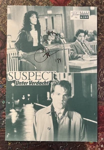 Hand Signed CHER Suspect NEUES Film Programm Goddess of Pop Autograph Singer - Picture 1 of 5