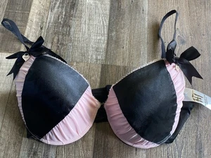 PLAYBOY EXPOSED LADIES PINK & BLACK CORSET BRACELET SEXY Stripper 38DD Y2K - Picture 1 of 9