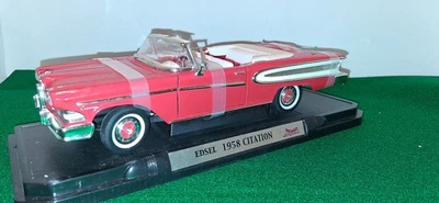 Road Signature 1:18 1958 Edsel Citation Convertible  Red - Image 1 of 4