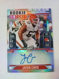 Javion Cohen 2024 Contenders Optic Silver Prizm Rookie Ticket Auto #205 Browns - Picture 1 of 2