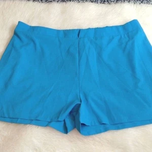Nuevo con etiquetas Pantalones Cortos Shein SXY Mujer Talla Grande 4X Azul Cintura Elástica Cremallera Lateral - Imagen 1 de 7