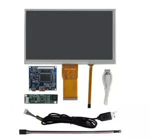 7" calowy wyświetlacz LCD 1024 * 600 ekran dotykowy sterownik płyta sterująca HDMI Raspberry Pi - Zdjęcie 1 z 14