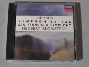 Classical CD  Nielsen   Symphonies 1 & 6  Herbert Blomstedt   London   1989 - Picture 1 of 2