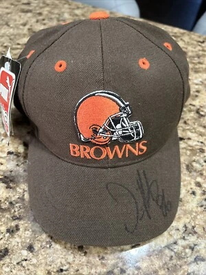 Cleveland Browns Hat Puma BoysCap Dennis Northcutt Autograph Vintage Arizona - Image 1 of 4