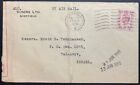 RARE 1950 Britain-Israel airmail via LEBANON - unsanctioned & sent directly
