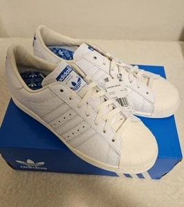 Size 11.5 - Adidas Superstar 82 Debossed Geometric White - NEW - Picture 1 of 11