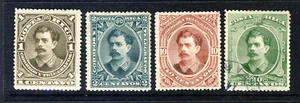 COSTA RICA 1889 President Soto Part Set SG 22 to SG 26 MINT & VFU - Picture 1 of 2