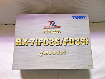 Tomica Mazda RX-7 FC3S FD3S 4 Models Car Diecast Tomy Tomica Limited Series - Image 1 of 4