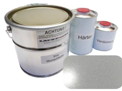 3,5 Liter Set 2K Autolack MC 276 Stardust Silver Metallic kein Klarlack Tuning - Bild 1 von 2