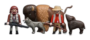 Playmobil Figur Jäger Beruf Tätigkeit Wald Forst Waldarbeiter Bison Nr. 41164 - Bild 1 von 1