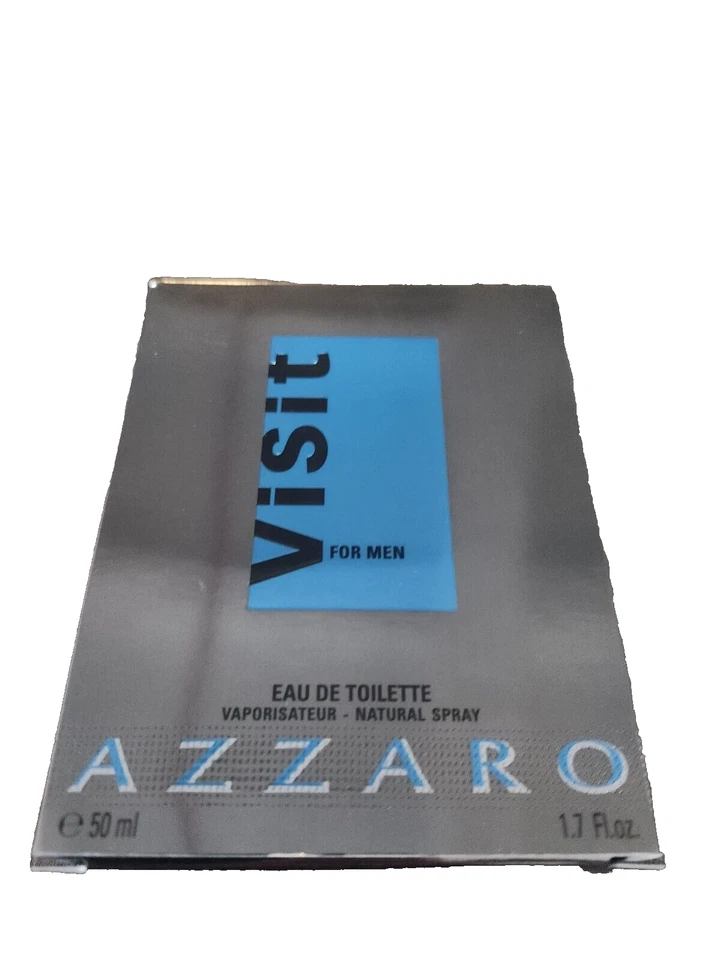 Azzaro Visit by Azzaro For Men 1.7 OZ eau de parfum spray nuevo en caja TIENE ALGUNOS AGUJEROS Foto 1 de 1