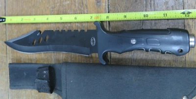 Frost Cutlery Survival Hunting Knife Stainless Steel Blade 12" - Image 1 of 4