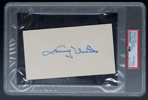 Johnny Unitas Baltimore Colts Signed Autograph Index Card 4x6 PSA d.2023