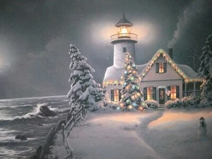 VTG FREEDOM'S HOLY LIGHT Original Art By Jesse Barnes 1 Christmas Card UNUSED - Picture 1 of 10