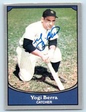 1990 Pacific Legends #7 Yogi Berra Signed Card NM