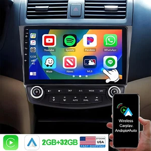 32G For Honda Accord 03-07 Apple CarPlay Android 13 Car Stereo Radio GPS WIFI FM - Picture 1 of 12