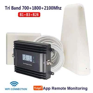 Signal Amplifier Tri-Band B28 700Mhz+B3 1800Mhz+B1 2100Mhz 4G 5G Signal Booster - Picture 1 of 7