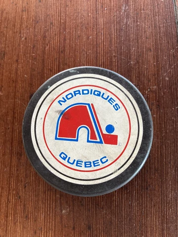 Nordiques Quebec Hockey Puck (Official NHL) Trench Mfg Cover