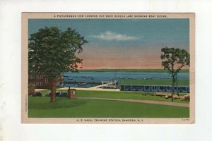 Antique Post Card - U.S. Naval Training Station, Sampson, New York  - Picture 1 of 2
