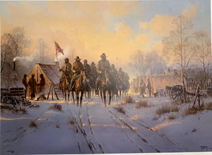 G. Harvey Jackson's Winter Campaign Artist's Proof 1292/2500 - Picture 1 of 5