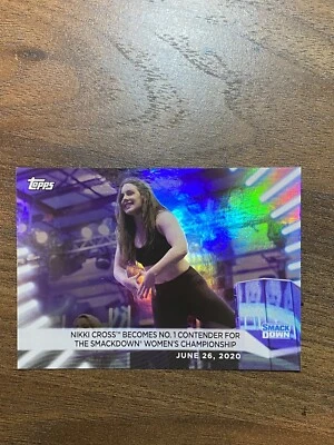 2021 Topps WWE Women's Division #33 Nikki Cross Refractor - Image 1 of 2