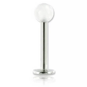Micro labret acier boule phosphorescente - Imagen 1 de 5