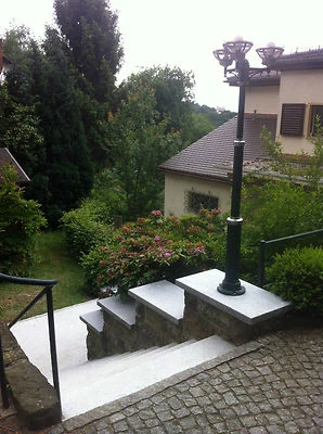 Mauerabdeckung Naturstein grau/ Granit  Abdeckplatte Mauer Pfeilerabdeckung NEU - Bild 1 von 4