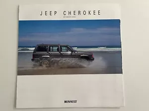 RENAULT Francia Jeep Cherokee Cherokee Chief Limited Folleto Francés Julio 1988 - Imagen 1 de 1