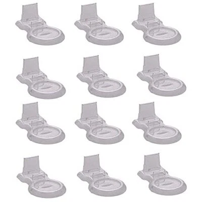 Soportes para tazas de té y platillos de acrílico transparente docena Foto 1 de 4