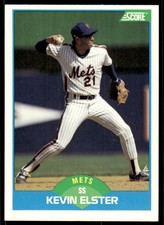 1989 Score Kevin Elster New York Mets #130