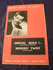 Partition Spécial Rock!... Modern'Twist G Besson René Sigot 1962"