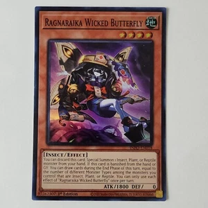 Ragnaraika Wicked Butterfly - INFO-EN018 - Super Rare - NM - 1st ed - Yugioh - Picture 1 of 2