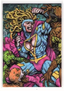 2025 EGS ART STUDIO GALZ N ZOMBIES Roy Allan Martinez 1/1 Sketch Card - Picture 1 of 2