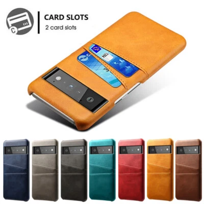 For Google Pixel 9 Pro XL 8 Pro 7a 6a Wallet Card Holder Case Leather Back Cover - Image 1 of 4