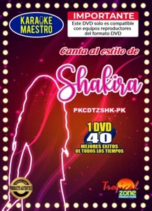 Karaoke Shakira DVD 40 beste Songs aller Zeiten - Bild 1 von 3
