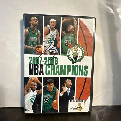2007-08 NBA 冠军波士顿凯尔特人对洛杉矶湖人队签名 DVD 保罗·皮尔斯 — 第 1/4 张图片