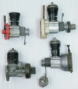 Testors McCoy No.1 .049 Model Airplane Engine & Others Lot Of 4 Engines - Picture 1 of 19