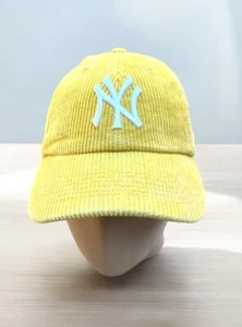 Gorra ajustable de los Yankees de Nueva York 47 marca amarilla pana MLB correa nueva con etiquetas - Imagen 1 de 14
