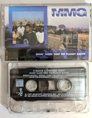 2 Black 2 Strong MMG Doin Hard Time on Planet Earth (Cassette) Tested Work Rare - Image 1 of 3