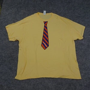 Gildan Florida Gators T Shirt Mens XXL Tie Orange Blue Short Sleeve Cotton - Picture 1 of 10