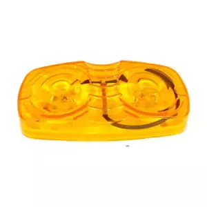 Fortpro 4" x 2" Amber Clearance/Marker Double Bullseye Trailer Incandescent Ligh - Bild 1 von 3