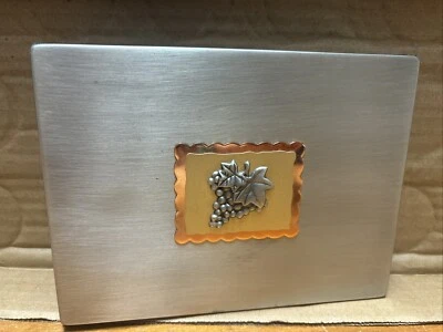 Silver Art Plated 4”x6” Photo Album Tarnish Resistant Never Used Clean — 第 1/4 张图片