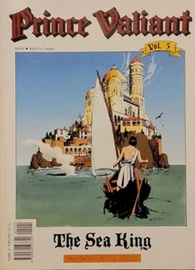 Prince Valiant Vol. 5: The Sea King 1989 tamaño grande TPB Fantagraphics - Imagen 1 de 5