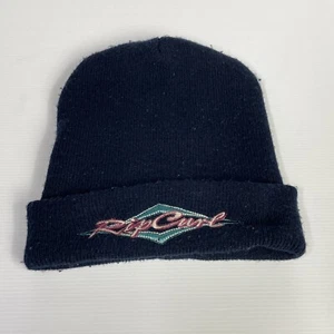 Vintage Rip Curl Beanie Hat One Size Y2K - Picture 1 of 6