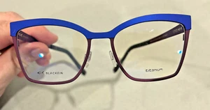 NEW BLACKFIN BF960 COL.1403 ROSE HALL ROSE/BLUE AUTHENTIC FRAMES EYEGLASSES 53 - Picture 1 of 7