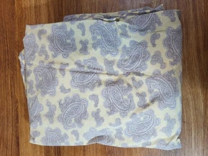Lauren Ralph Lauren Yellow Studio Paisley Full/Double Fitted Sheet - Picture 1 of 5