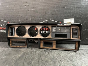 91-93 DODGE W150 DASH SPEEDOMETER INSTRUMENT GAUGE CLUSTER BEZEL TRIM - Picture 1 of 13